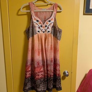 XL coverup bohemian style lined